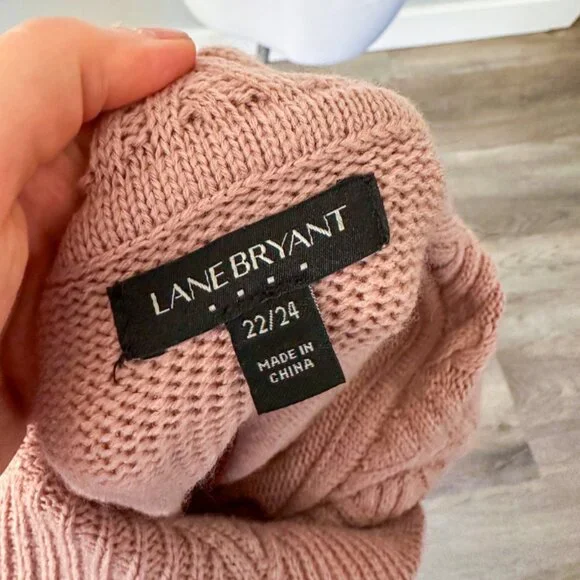 Lane Bryant Maude Cowl Neck Knit Sweater - Size 22/24 - Picture 4 of 9